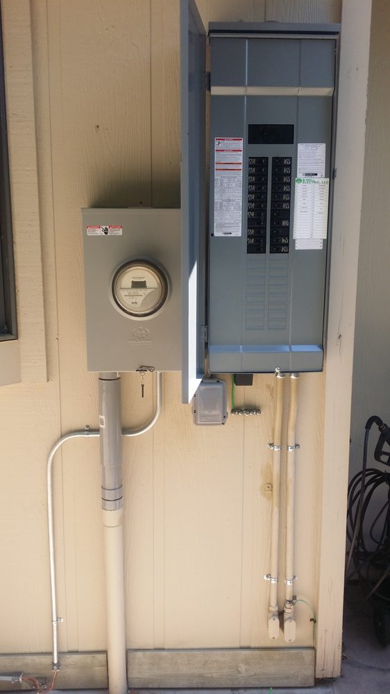 Meter and electrical panel installation by Scarbrough Electric
