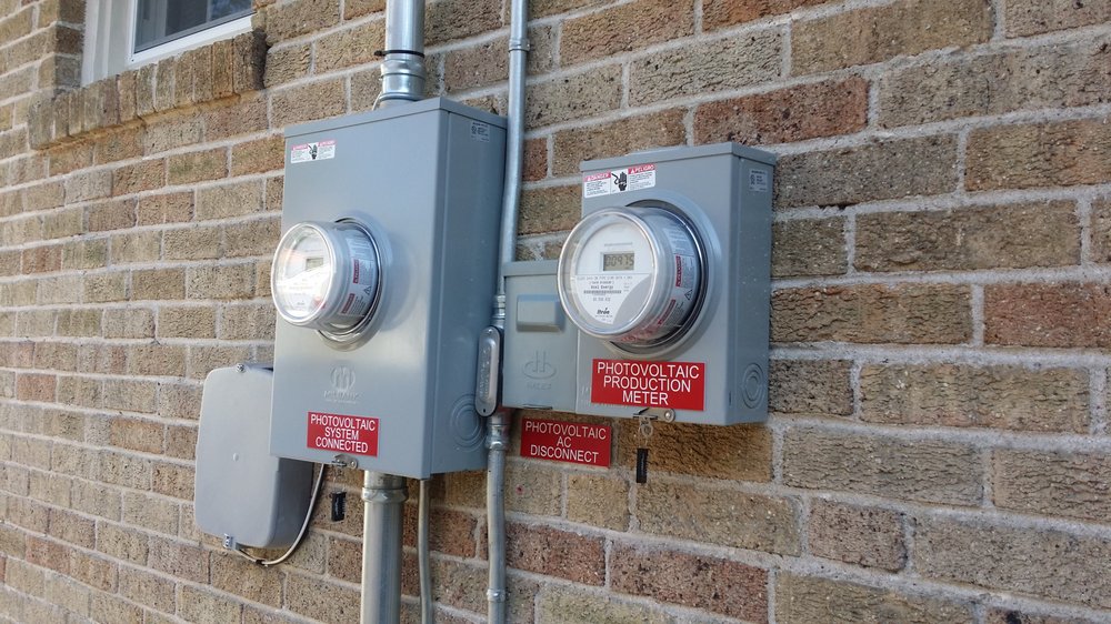 Solar production metering by Scarbrough Electric